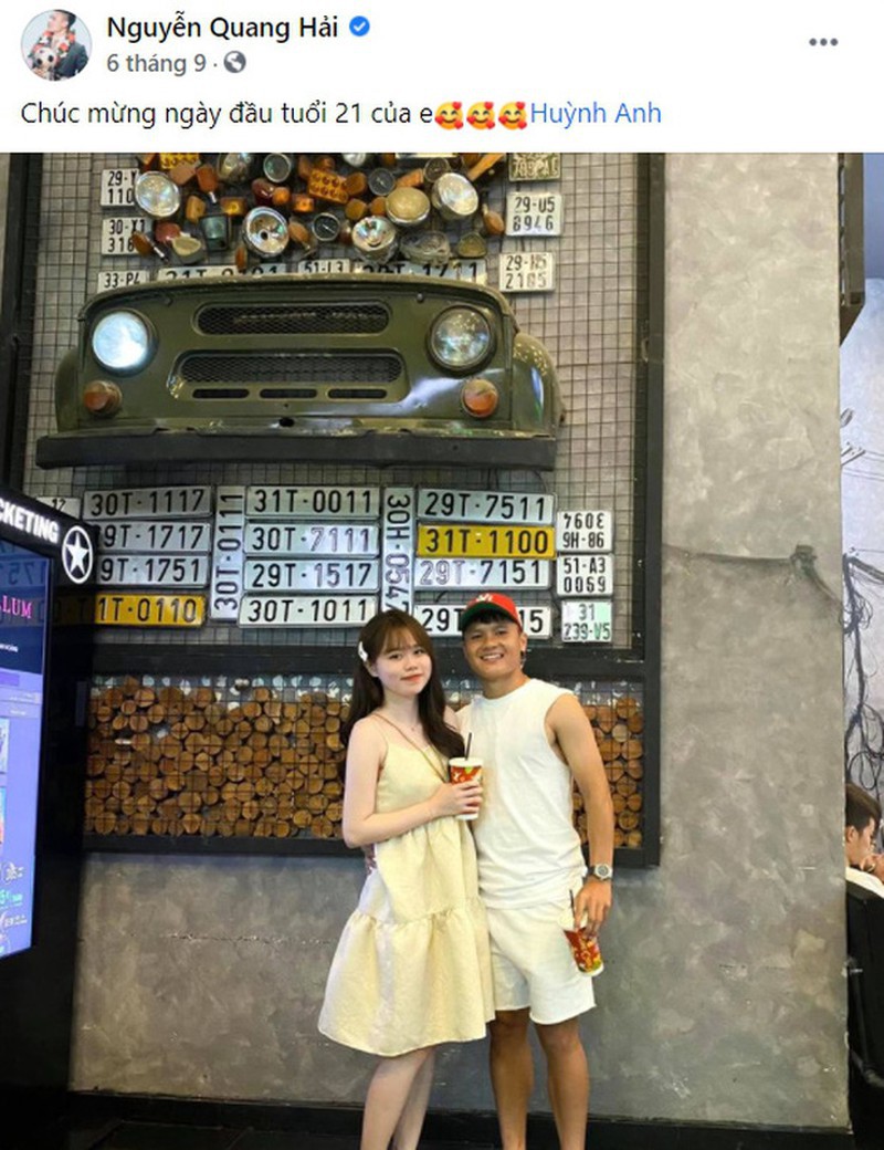 Quang Hải vừa đăng ảnh check-in ở chốn cũ, Huỳnh Anh cũng diện lại chiếc váy ngày xưa: Trùng hợp ghê - Ảnh 3.