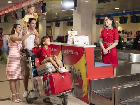 Vietjet miễn phí 15kg hành lý ký gửi