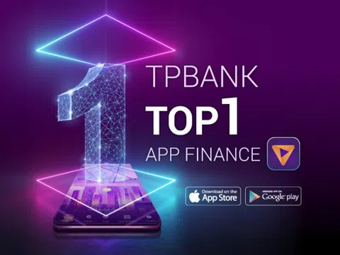 TPBank Mobile bất ngờ lọt top 1 ứng dụng tài chính ngân hàng được tải nhiều nhất tại Việt Nam