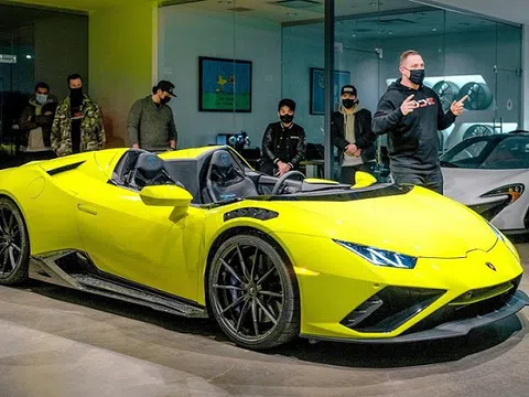 Ngắm siêu xe Lamborghini Huracan Evo “Aperta” 840 mã lực, độc nhất