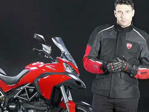 Ducati ra mắt áo giáp tích hợp túi khí cực kỳ an toàn