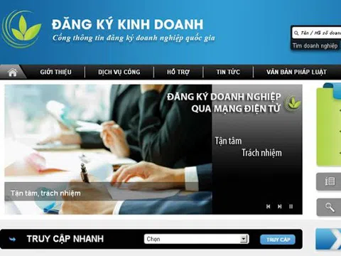 Quy định đăng ký doanh nghiệp qua mạng thông tin điện tử