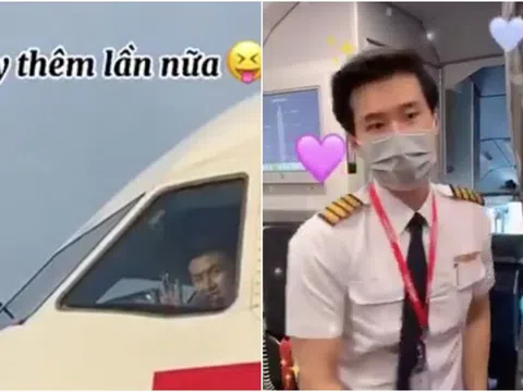 "Lần đầu ngồi máy bay do người yêu lái" gây sốt TikTok vì bồ cơ trưởng quá xịn, trend này có thách cũng không đu nổi