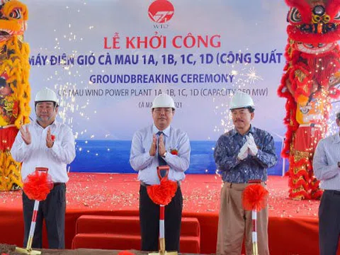 Khởi công Nhà máy điện gió 10.000 tỷ đồng