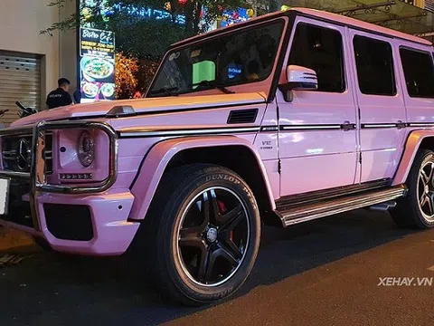 Mercedes-Benz G65 AMG hơn 16 tỷ khoác “áo hường” ở Sài Gòn