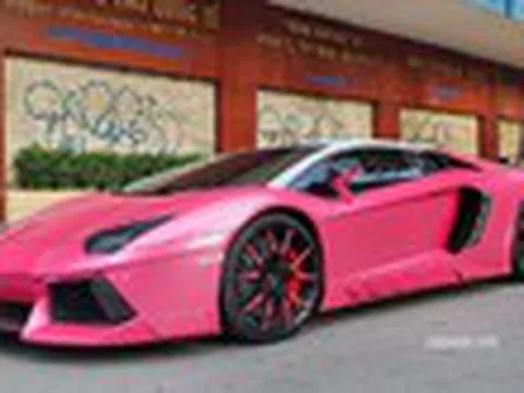 Cận cảnh Lamborghini Aventador Novitec Torado "hường rực" ở Sài Gòn