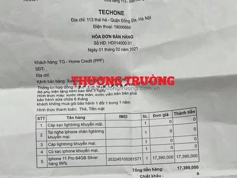 Trót mua điện thoại tại TECHONE, khách hàng “tố”: mất tiền mà mang bực vào người, đổi hàng thì như đi ăn xin