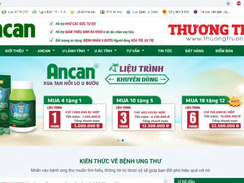 Thực phẩm BVSK Ancan có hỗ trợ điều trị mọi loại bệnh ung thư như quảng cáo đến người bệnh?