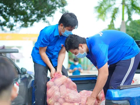 Từ Bình Phước, 113 tấn rau, củ, quả và nhu yếu phẩm đã “đáp xuống” TP HCM - Bình Dương