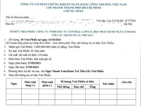 Thực hư chuyện Công ty quỹ Vietinbank bị khách hàng “tố” lừa mua hàng chục tỷ đồng trái phiếu?