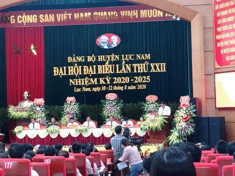 Huyện Lục Nam: Đại hội Đảng Bộ nhiệm kỳ 2020 – 2025: Phát huy tinh thần đoàn kết, đổi mới, sáng tạo